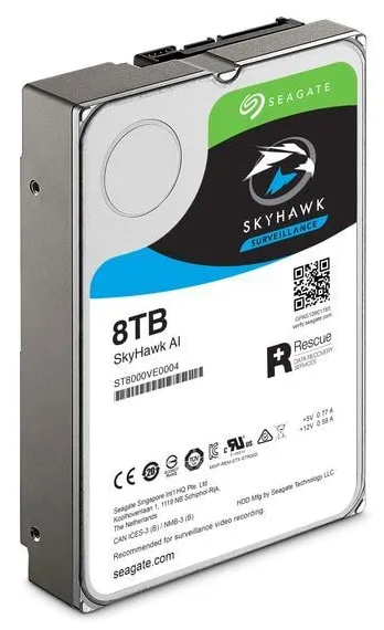 Жесткий диск 8Tb Seagate SkyHawk AI Survelilance ST8000VE0004