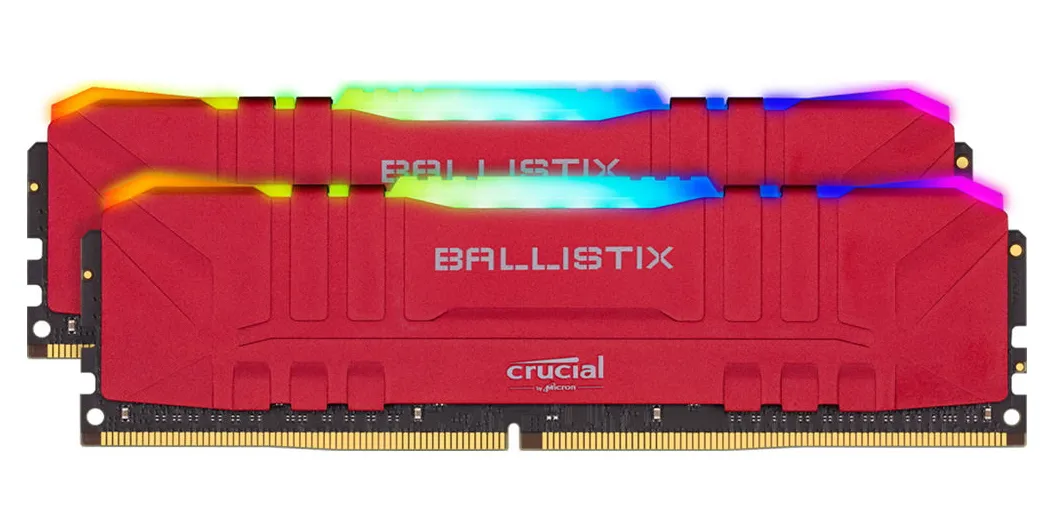Оперативная память 16GB KIT Crucial Ballistix RGB Gaming Red BL2K8G30C15U4RL