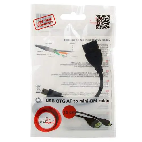Конвертер Cablexpert A-OTG-AFBM-002 USB Mini USB -> USB Af 2.0