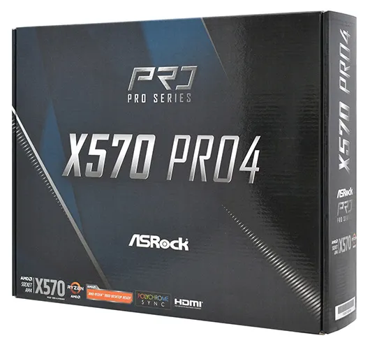 Материнская плата ASRock X570 PRO4