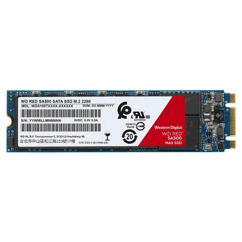 SSD накопитель 1TB Western Digital Red WDS100T1R0B M.2