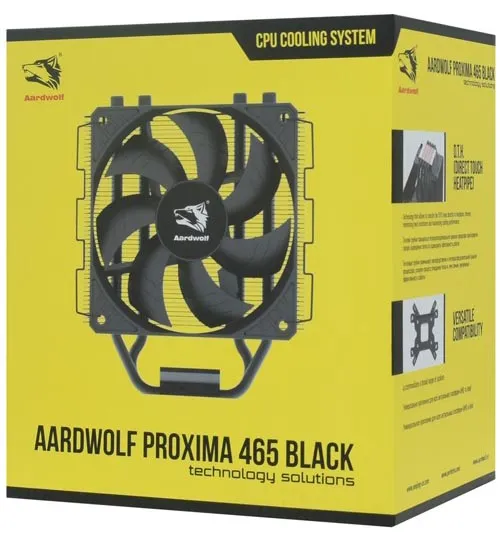 Кулер для процессора Aardwolf PROXIMA 465 BLACK
