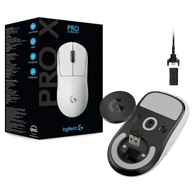 Компьютерная мышь LOGITECH G PRO X white 910-005946