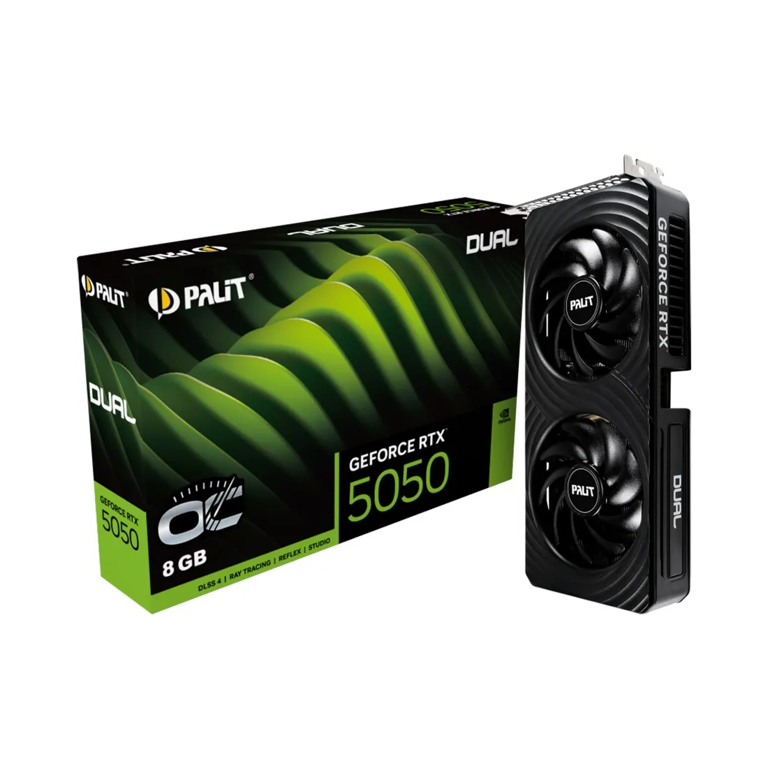 Видеокарта 8Gb PALIT RTX5050 DUAL OC 8G NE65050S19P1-GB2070D