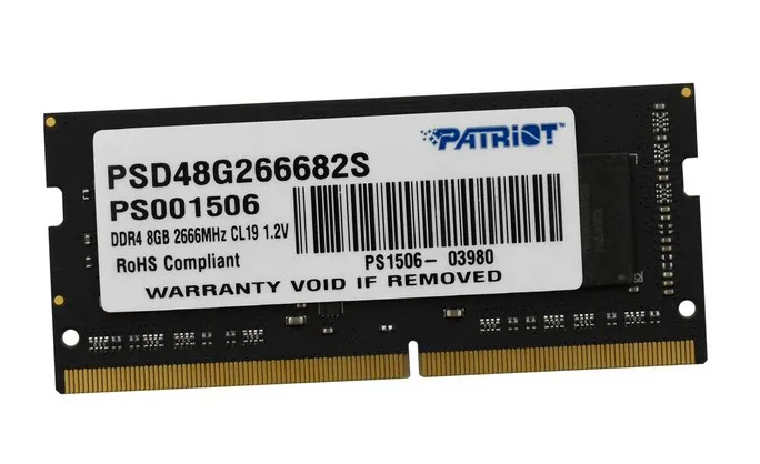Оперативная память для ноутбука 8 GB Patriot PSD48G266682S
