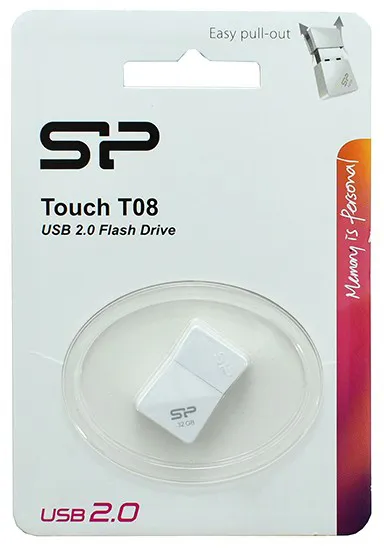 USB флешка 16GB Silicon Power Touch T08 SP016GBUF2T08V1W White