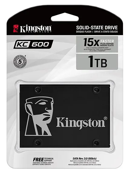 SSD накопитель 1 Tb Kingston KC600 SKC600/1024G