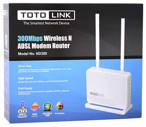 Маршрутизатор TotoLink ND300