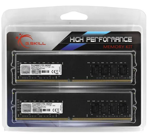Оперативная память 16 GB kit G.Skill F4-2400C17D-16GNT