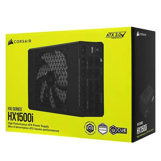 Блок питания 1500W Corsair HX1500i CP-9020261-EU