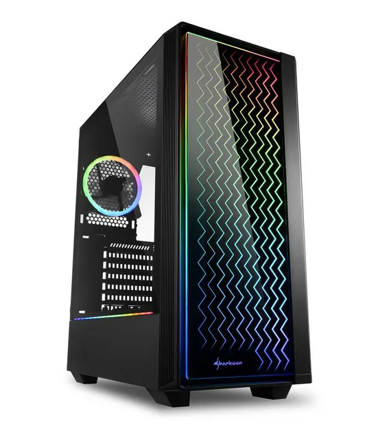 Корпус для ПК Sharkoon RGB LIT 200 Black