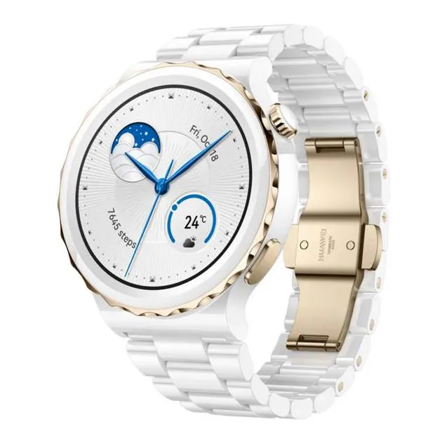Смарт часы Huawei Watch GT 3 Pro FRG-B19 42mm White Ceramic Strap