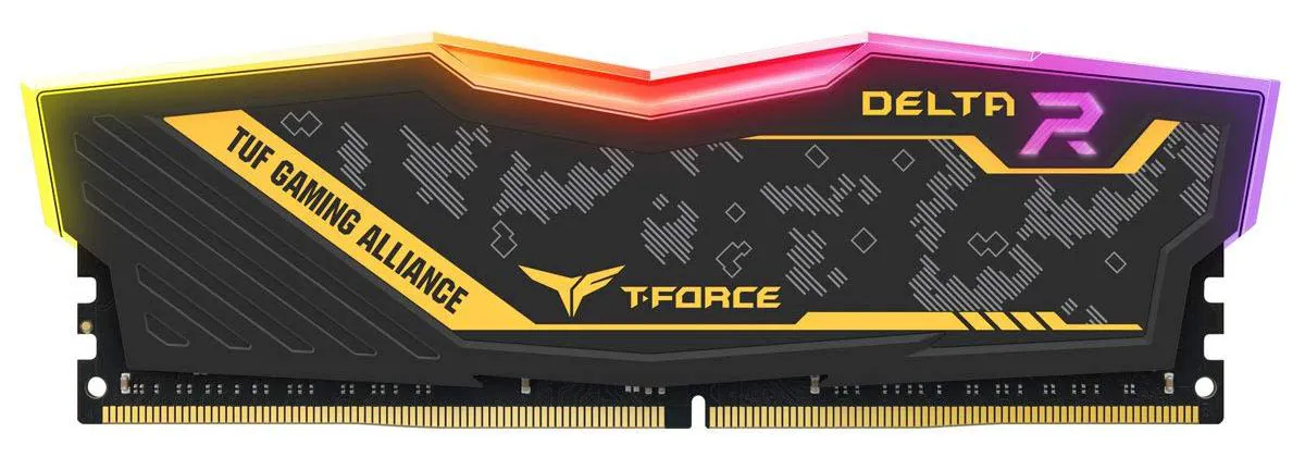 Оперативная память 32Gb kit Team Delta R TUF YELLOW RGB TF9D432G2933HC16CDC01