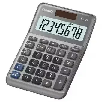Калькулятор настольный CASIO MS-80F-WA-EP