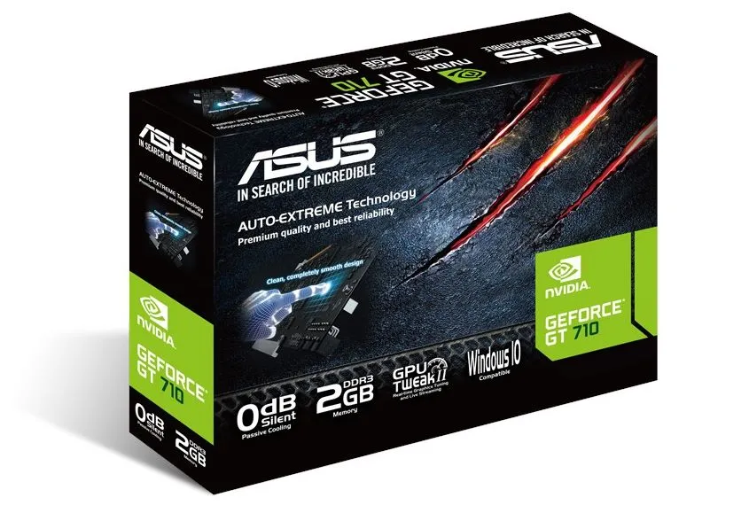 Видеокарта 2GB ASUS GeForce GT 710 710-2-SL-BRK