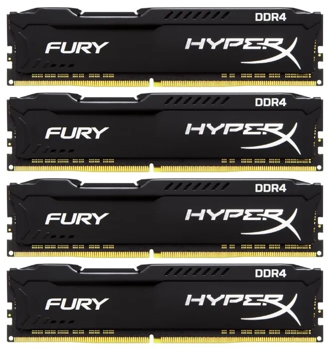 Оперативная память 64 GB kit Kingston HyperX Fury HX424C15FBK4/64