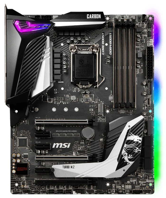 Материнская плата MSI MPG Z390 GAMING PRO CARBON
