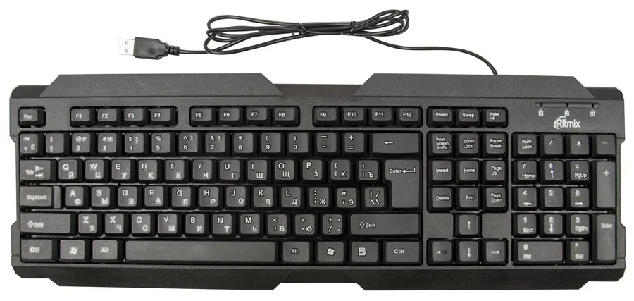 Клавиатура проводная RITMIX RKB-121