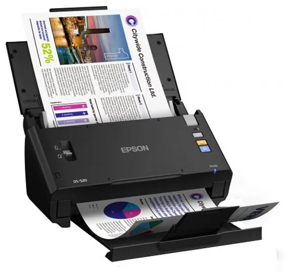 Сканер Epson WorkForce DS-520N A4 B11B234401BT