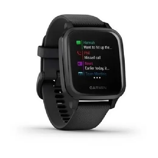 Спортивные часы Garmin VENU Sq Music with Black with Slate Bezel