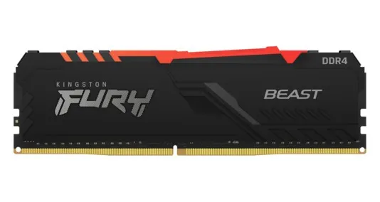 Оперативная память 8GB Kingston FURY Beast RGB KF430C15BBA/8