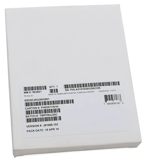 SSD накопитель 256 GB Intel DC S3110 Series SSDSC2KI256G801
