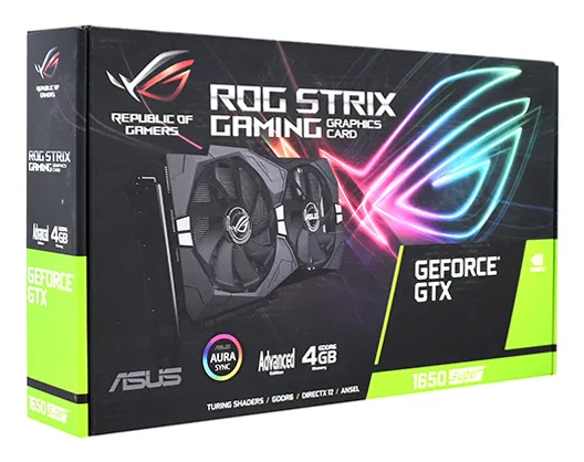 Видеокарта 4GB Asus GTX 1650 SUPER ROG-STRIX-GTX1650S-A4G-GAMING