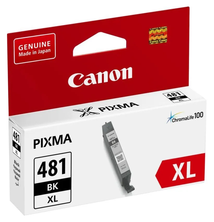 Картридж Canon CLI-481 XL BK Струйный черный