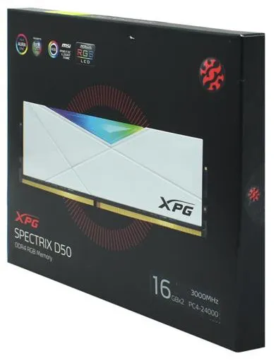 Оперативная память 16 GB kit ADATA XPG SPECTRIX D50 AX4U3000716G16A-DW50