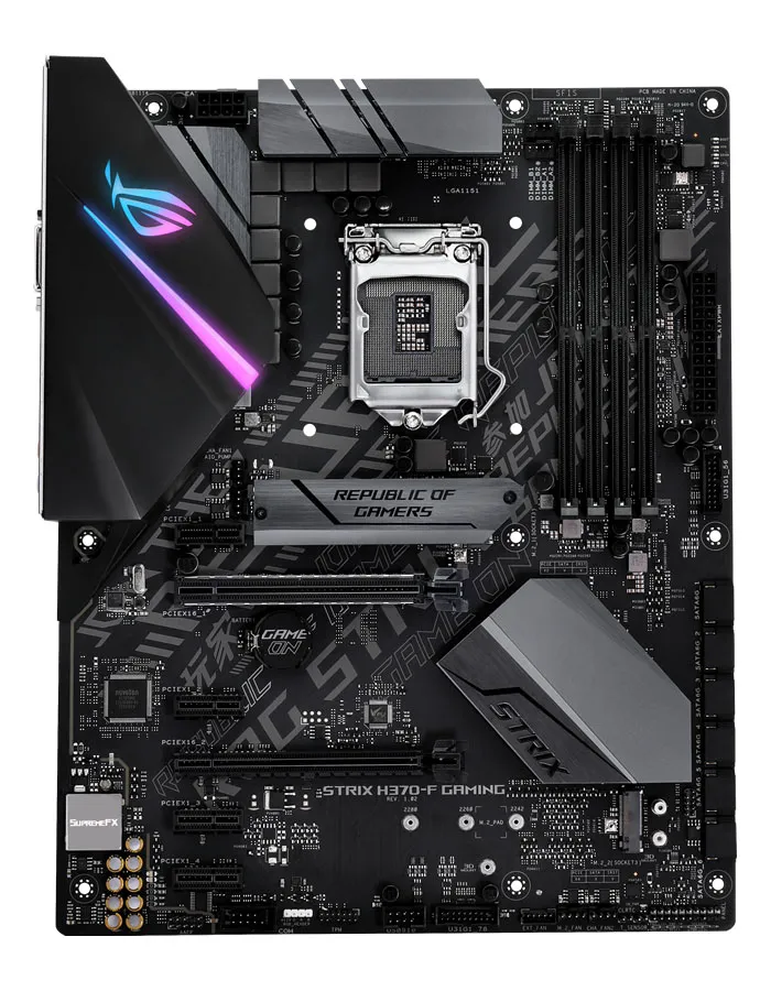 Системная плата Asus ROG STRIX H370-F GAMING