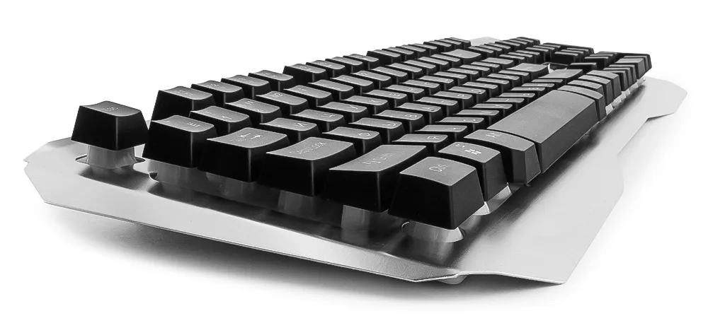 Клавиатура Гарнизон GK-500G black-silver