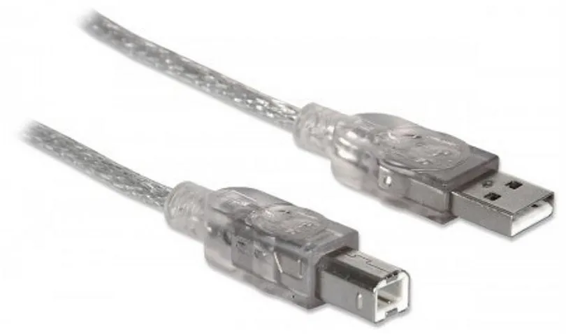 Кабель Manhattan USB 2.0 A (M) - B (M)  340458