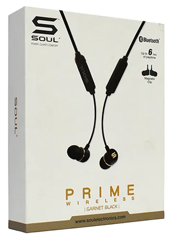 Bluetooth Гарнитура Soul Prime Wireless garnet black