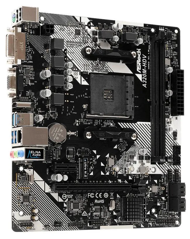 Материнская плата ASRock A320M-HDV R4.0