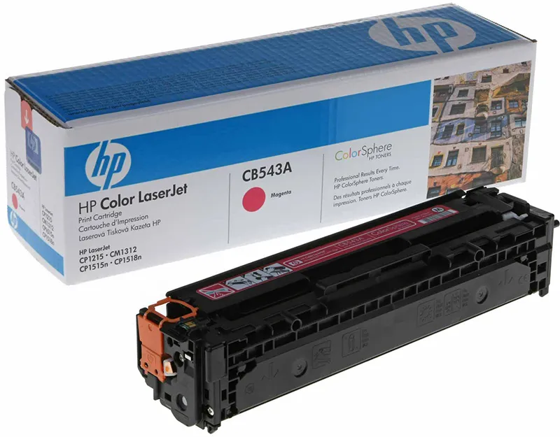 Картридж HP CB543A Magenta