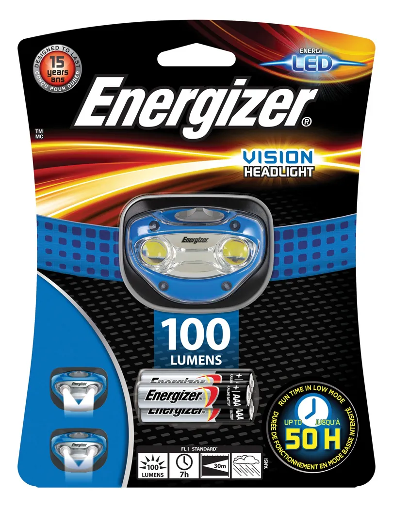 Фонарь налобный Energizer Vision NEW