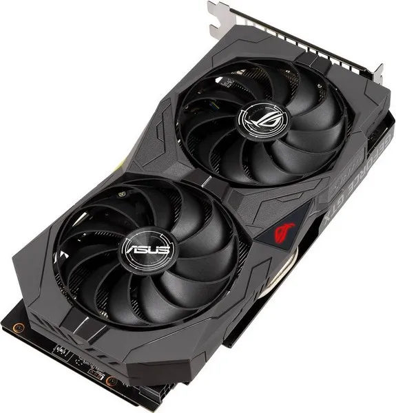 Видеокарта 4Gb Asus GTX1650 ROG-STRIX-GTX1650-A4GD6-GAMING