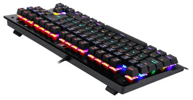 Клавиатура игровая механическая Redragon Visnu RU Rainbow Черный