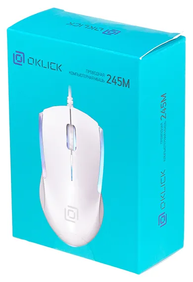 Компьютерная мышь Oklick 245М white