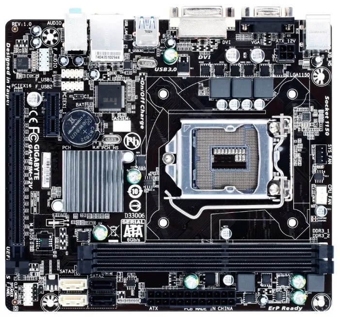Материнская плата Gigabyte GA-H81M-S2V