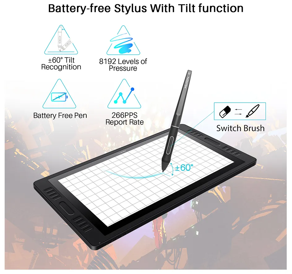 Графический планшет/монитор Huion Kamvas Pro 20 (GT1901)