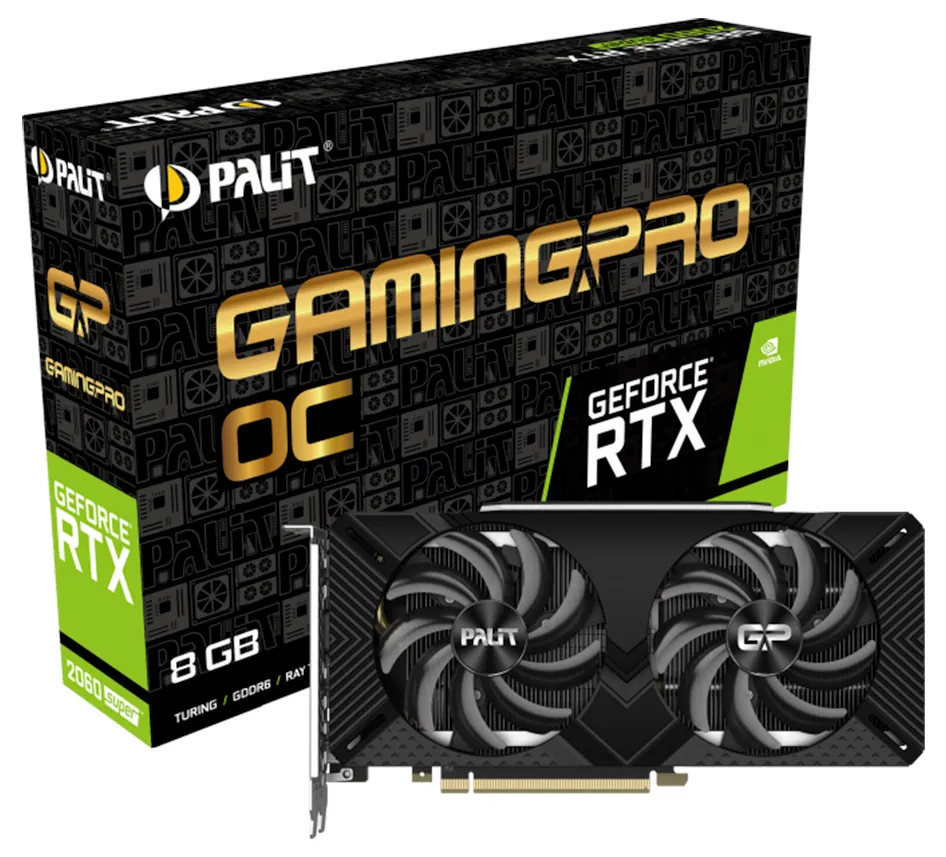 Видеокарта 8Gb PALIT RTX2060 SUPER GP OC NE6206SS19P2-1062A