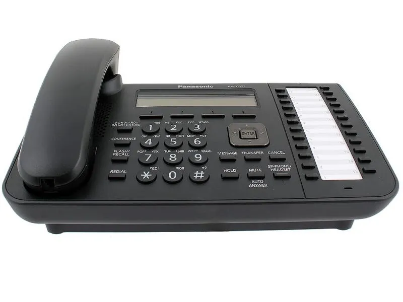 Проводной SIP-телефон Panasonic KX-UT133RU-B