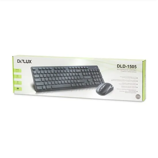 Клавиатура + Мышь Delux DLD-1505OGB