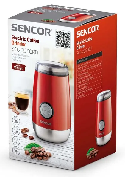 Кофемолка Sencor SCG 2050RD