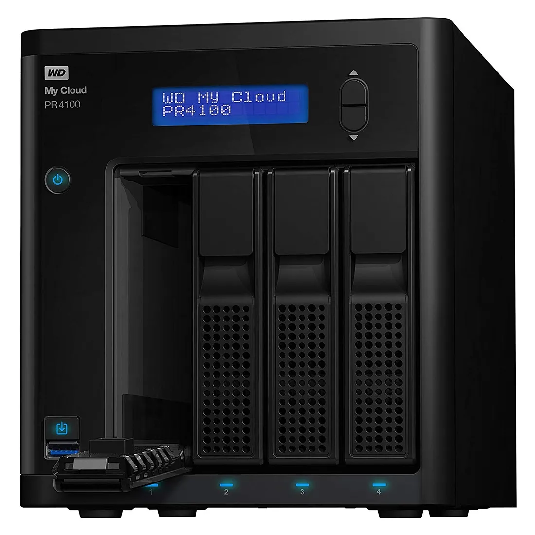 Сетевой накопитель NAS WD My Cloud PR4100 WDBKWB0000NBK