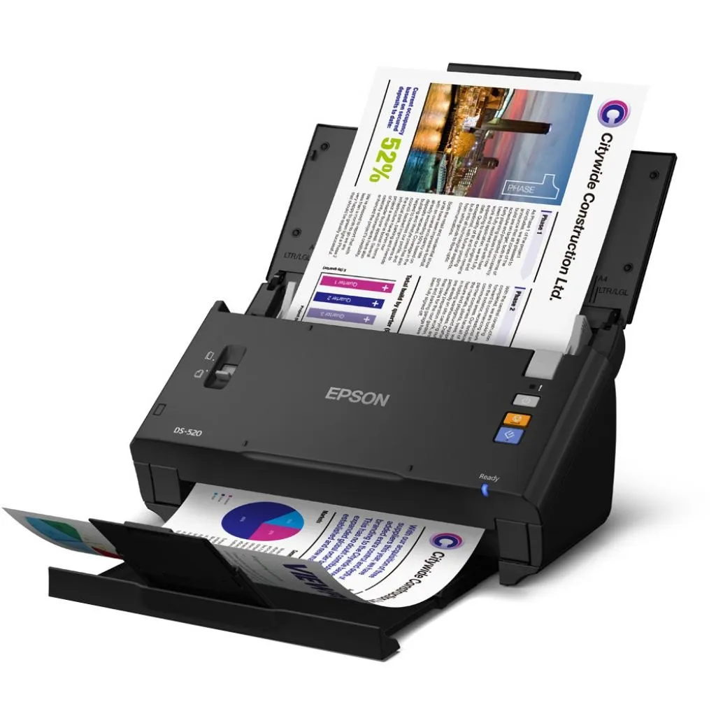 Сканер Epson WorkForce DS-520 A4 B11B234401