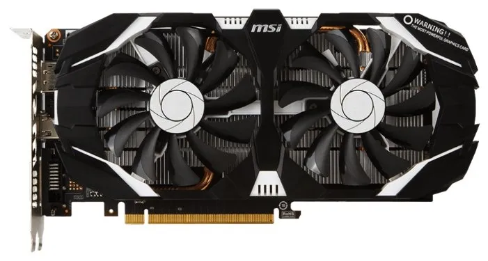 Видеокарта MSI GeForce GTX 1060 6GT OCV2