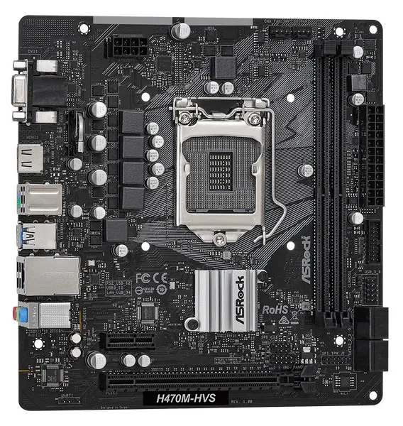 Материнская плата ASRock H470M-HVS
