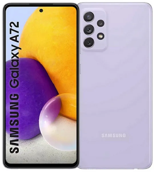 Смартфон Samsung Galaxy A72 128Gb Lavender Violet SM-A725FLVDSKZ